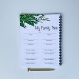 family tree page baby book