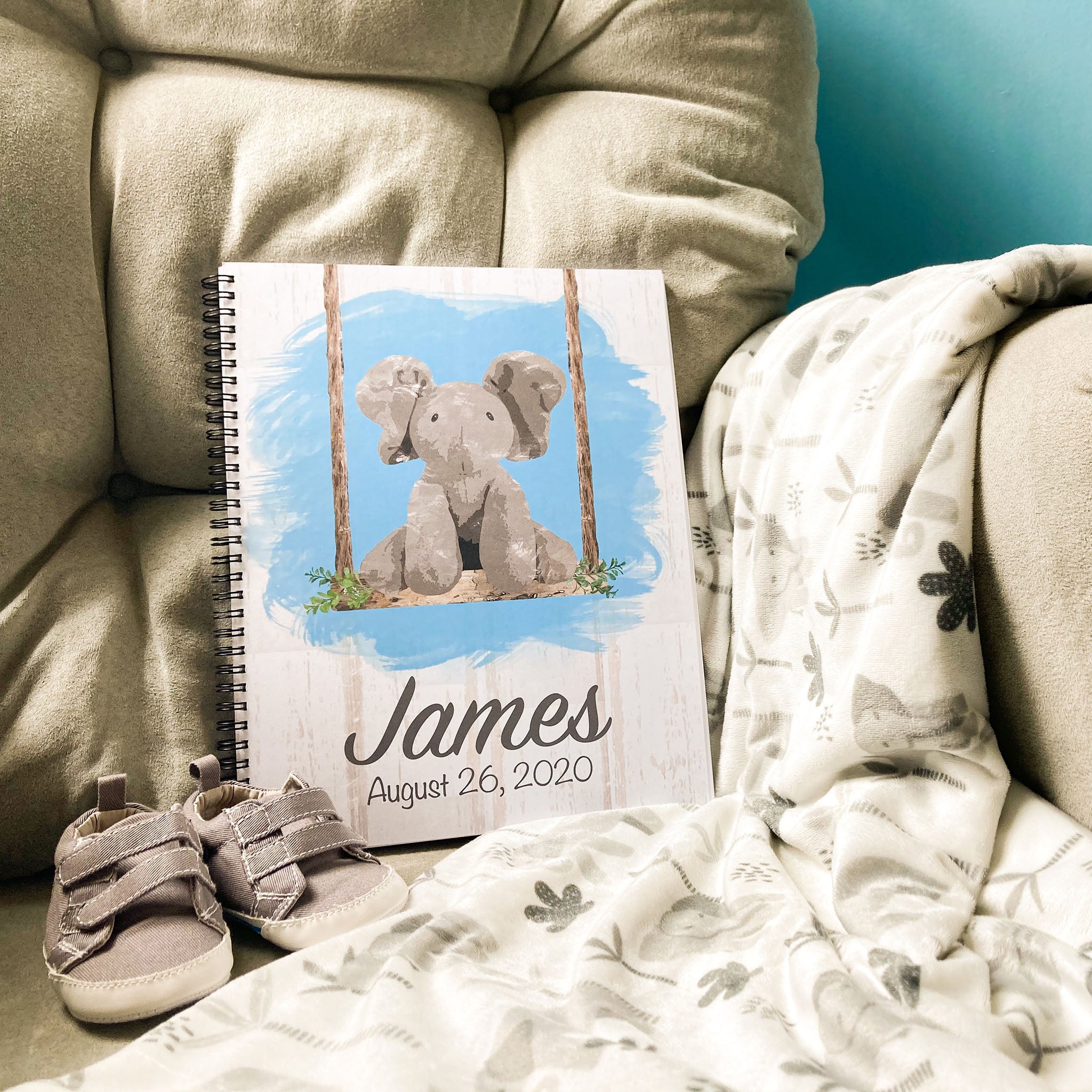 Baby Book Elephant Little Moments Big Memories