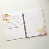 Tulips Wedding Memory Book- bachelorette