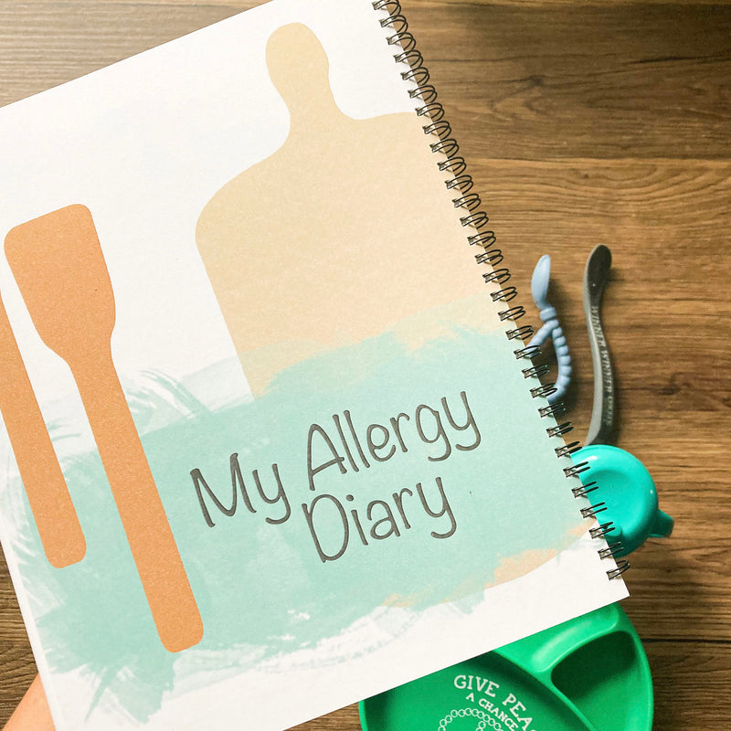 Baby Food Diary, My Allergy Diary section header page