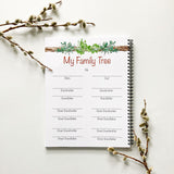 Rustic design Baby Book, My Family Tree page