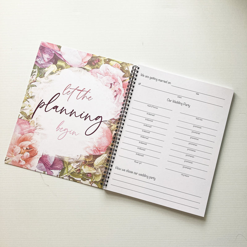 Tulips Wedding Journal - let the planning begin