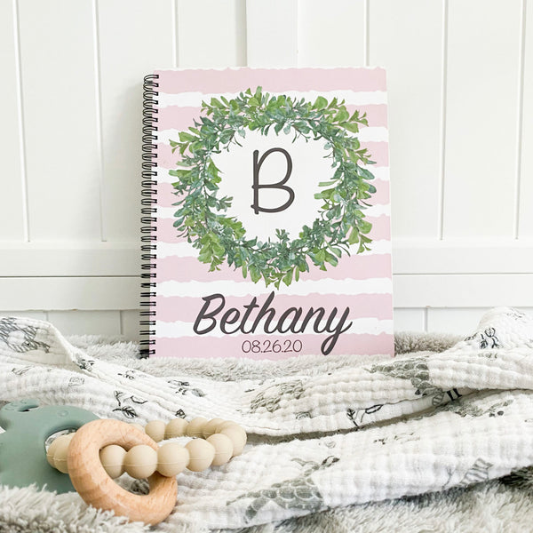 Book baby - pink stripes cover